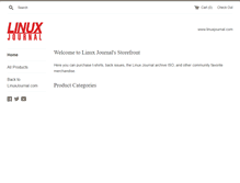 Tablet Screenshot of linuxjournalstore.com